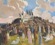 Messe en plein air à la Charté by Maurice Denis