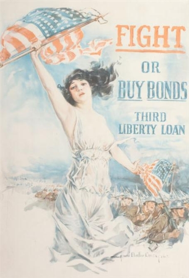 Howard Chandler Christy | Fight or Buy Bonds! Third Liberty Loans (1917 ...