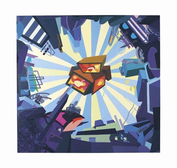 Evasion (Eye on You) by Franz Ackermann, 2002