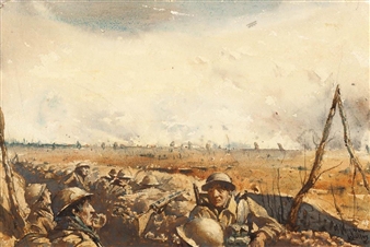 In the Trenches - Mervyn Napier Waller