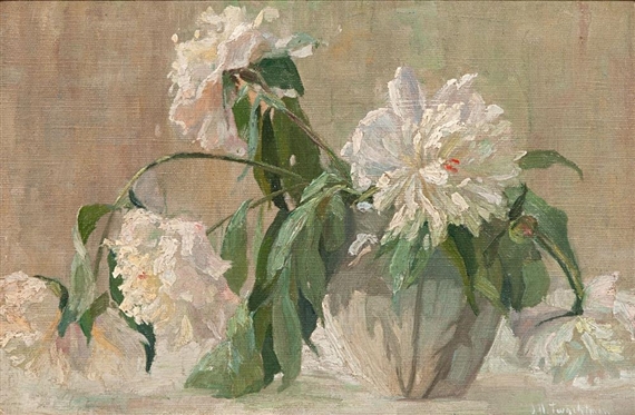 Flowers in a Vase by John Henry Twachtman