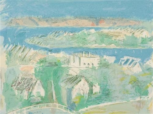 From the Artist's Verandah, Northwood by Lloyd Rees, 1985