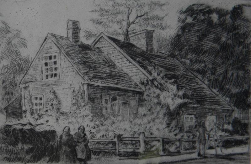 Albert Edel The Oldest House In Provincetown MutualArt