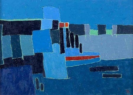 BLUE LANDSCAPE by Terence Coyle