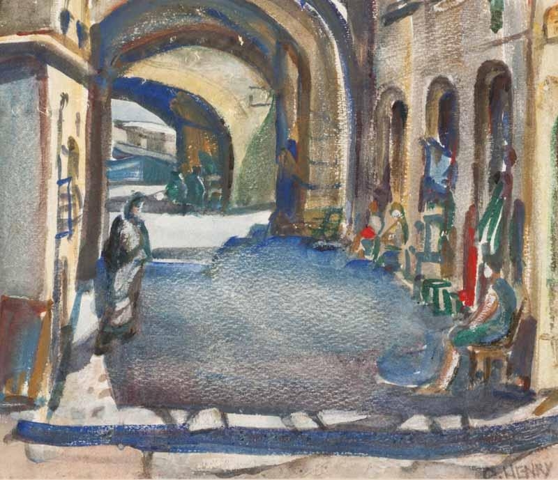 Olive Henry | TURKISH QUARTER RHODES | MutualArt