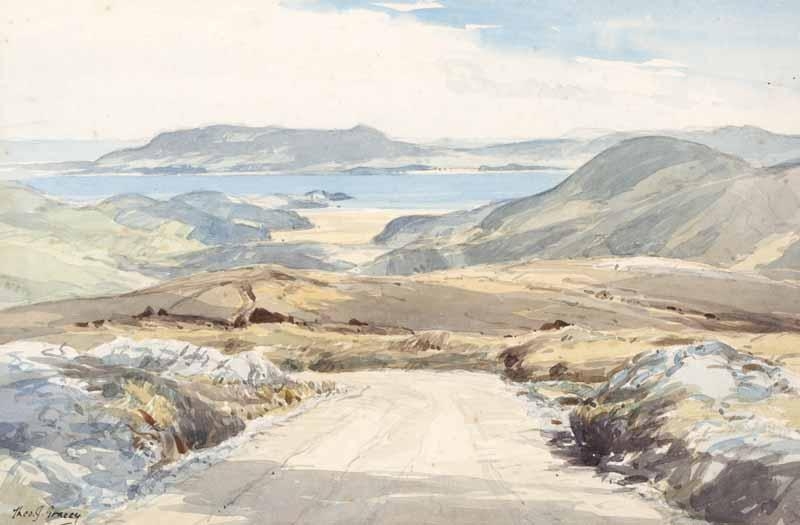 Artwork by Theodore James Gracey, DONEGAL, Made of Watercolour Drawing