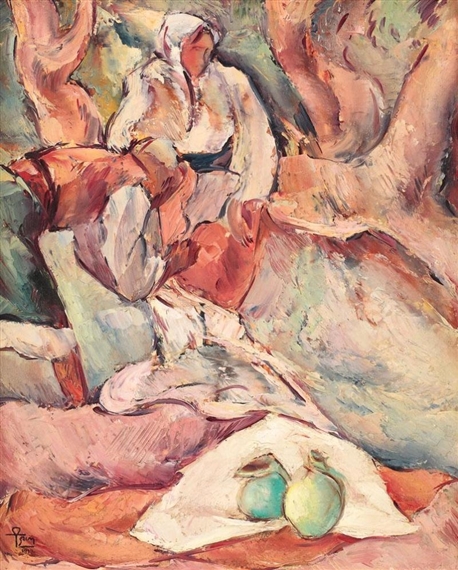 The laundry at the river by Ion Theodorescu Sion, 1927