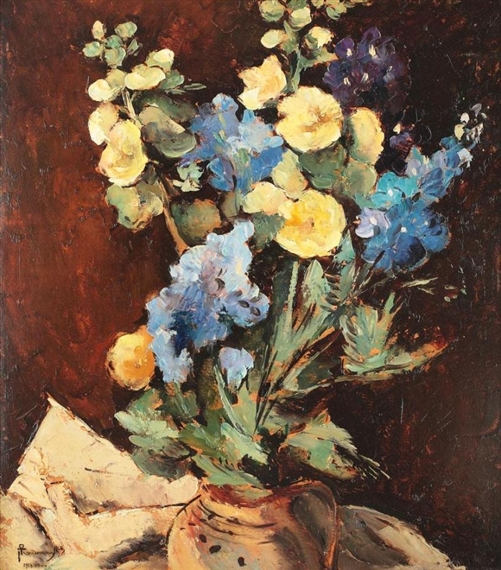 Hollyhock by Ion Theodorescu Sion, 1924