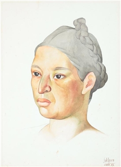 A STUDY OF A GUATEMALAN NATIVE WOMAN - S. Velasco