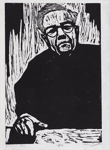 Self-portrait by Jacob Pins, 1993