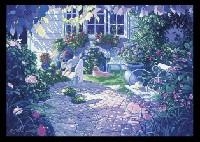 Artwork by Katsushi Sei, Sunday Morning, Made of Acrylic on canvas-board