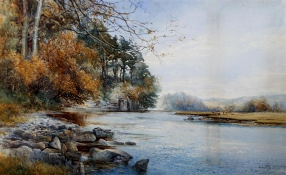 Howgill Scar Teesdale by Albert Procter