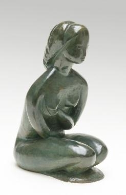 Crouching Woman by Jozef Cantré, 1920