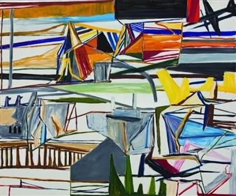 Flag to Replace the Red and Blue Ensigns (Flag of My Disposition No.14) - Ken Whisson