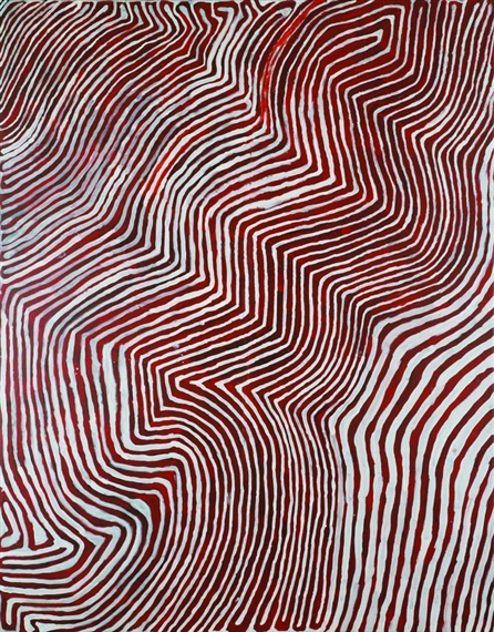 Untitled by Jackie Kurltjunyintja Giles Tjapaltjarri