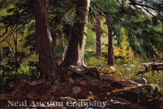 Bror Anders Wikstrom | Wooded Landscape | MutualArt