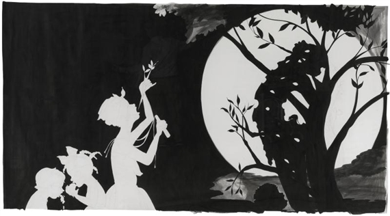 ANOTHER FINE MESS by Kara Walker, 1998