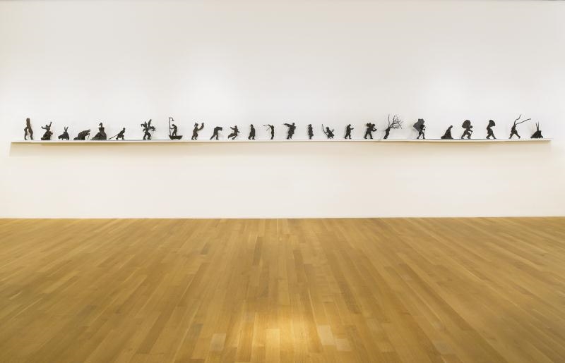 Artwork by William Kentridge, PROCESSION, Made of bronze