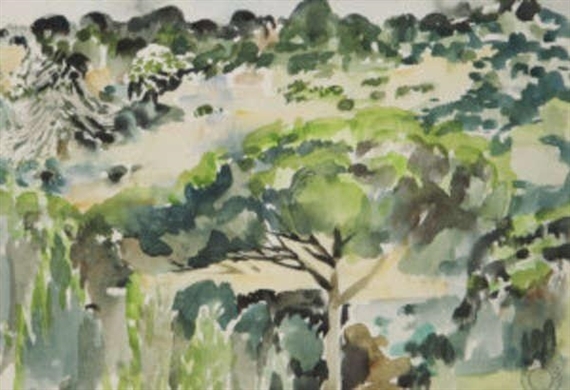 Landscape with Trees by Patrick Swift