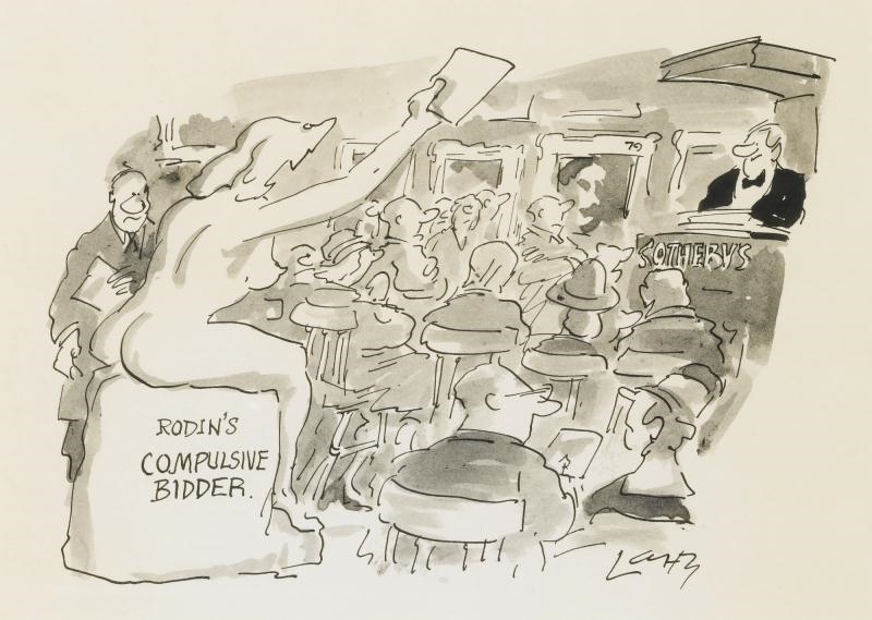 Terence Parkes | RODIN'S COMPULSIVE BIDDER | MutualArt
