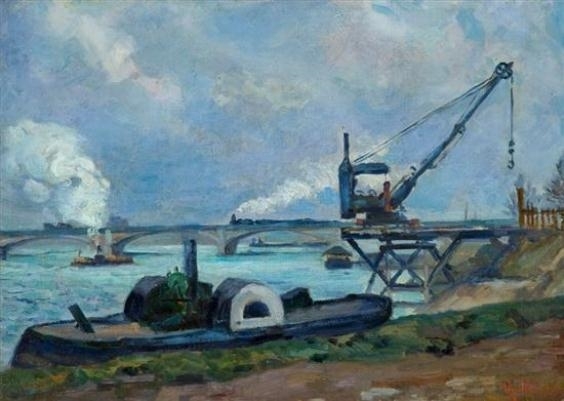 La Seine à Paris by Armand Guillaumin, 1880