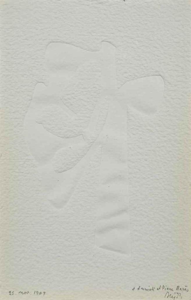 2 works: Composition by Etienne Hajdu, 1969