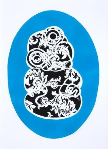 Floral Cameo Tiki by Aroha Lewin, 2008