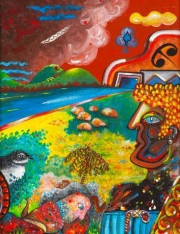 Maui and the Underworld by Alan Taylor, 1983