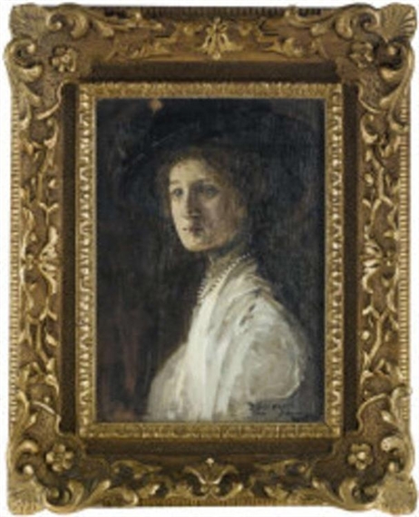 Portrait of Mrs Baker by John Lavery
