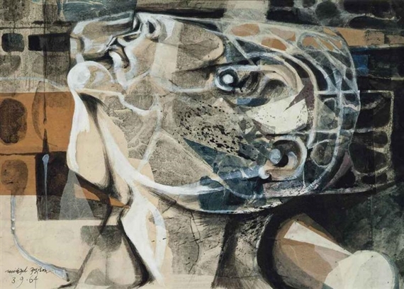 Michael Ayrton | Membrane Maze Head (1964) | MutualArt