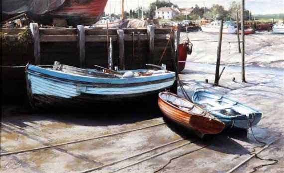 On the Slip St Osyth by Christine Slade