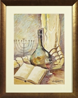 Chanukah Preparations - Sig Gruenwald