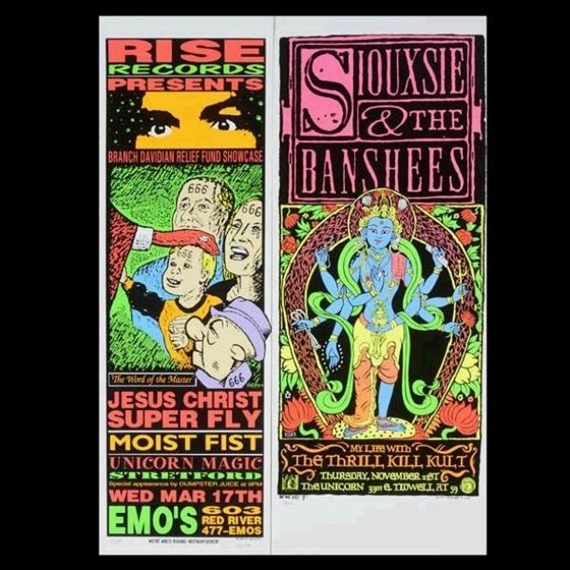 KOZIK JESUS CHRIST SUPER FLYシルクスクリーンポスター 【公式通販】