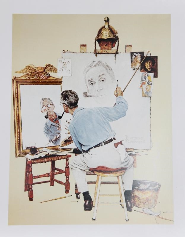 Biography (Self-Portrait) by Norman Rockwell, circa 1975