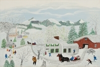 Winter 2013: Selected Works by Grandma Moses and other American Masters - Hammer Galleries