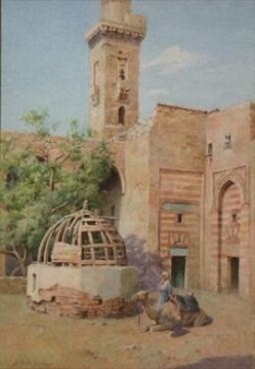 COURTYARD IN OLD CAIRO - Alexander Balfour McKechnie