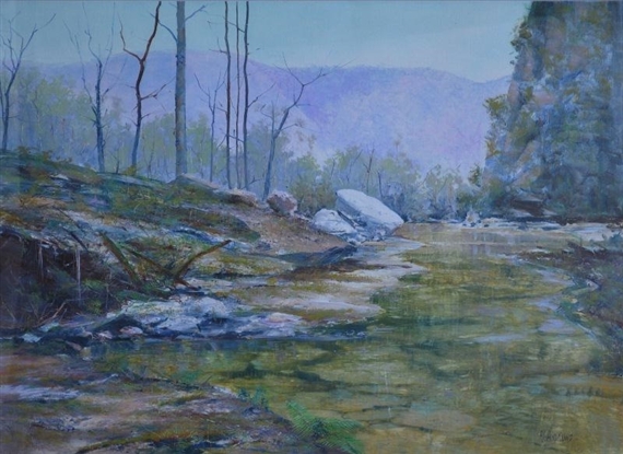 'Winter Reflections,Grose Valley.'