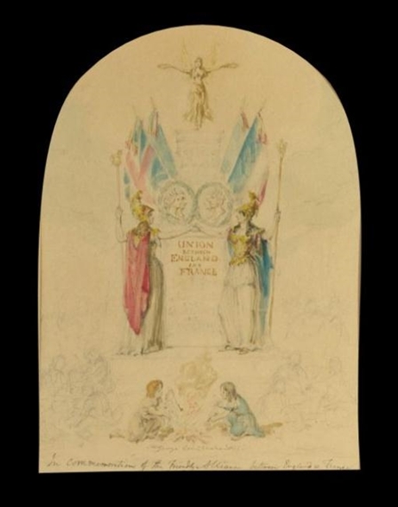 The Union Between England and France by George Cruikshank
