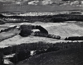 Ansel Adams | San Francisco from Twin Peaks (1952 - 1953) | MutualArt