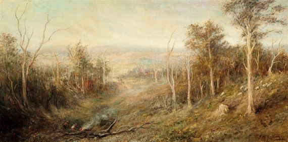 Looking North from Mount Macedon by Frederick McCubbin, 1906