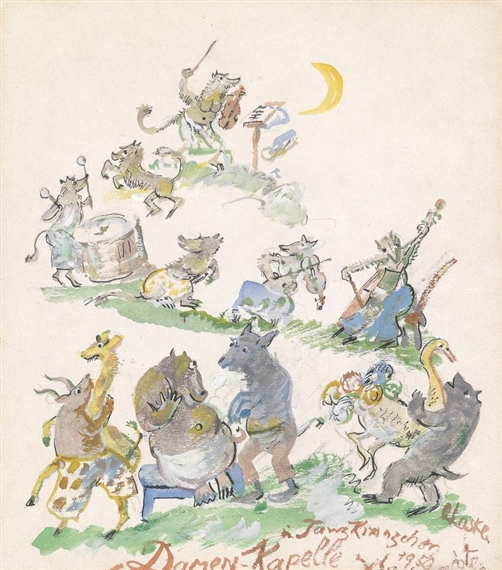 Damen-Kapelle Tanzkränzchen by Oskar Laske, 1950