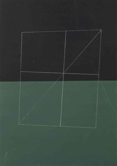 Grün schwarz by Günter Tuzina, 1983-1984