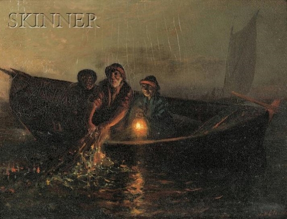 Bringing in the Nets by Lemuel D. Eldred