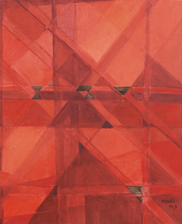 Artwork by Ferruh Başağa, Soyut Kompozisyon, Made of oil on canvas