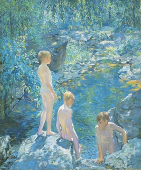 THREE BOYS AT THE SHEEPHOLE by Roy Cleveland Nuse