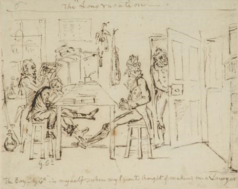 THE LONG VACATION by George Cruikshank