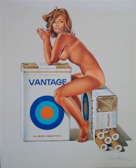 mel ramos tobacco red Mel Ramos | TOBACCO RED (1972)