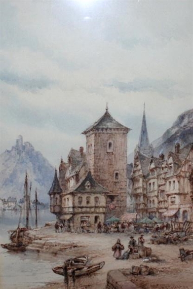 2 works: St. Coar on the Rhine ; Beitstein on Moselle by Neil Stuart Crichton