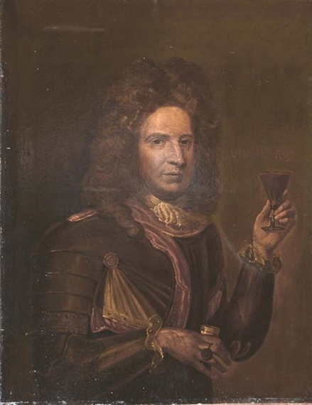 British School, 17th Century | Portrait of a Carolean gentleman wearing ...