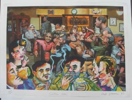 Cedar Bar by Red Grooms, 1987